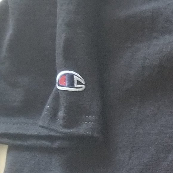 Black Champion Reverse Weave Tee - Picture 3 of 3